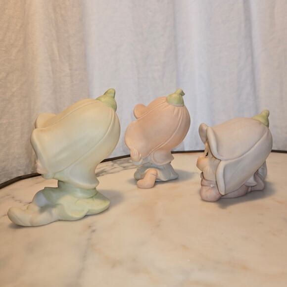 Vintage Homco Pastel Pixie Fairy Garden Elves - Picture 9 of 12